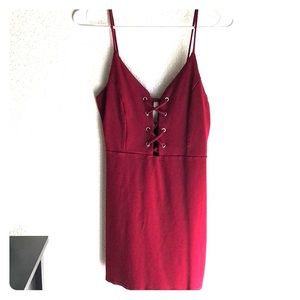 Deep Red Night Out Dress
